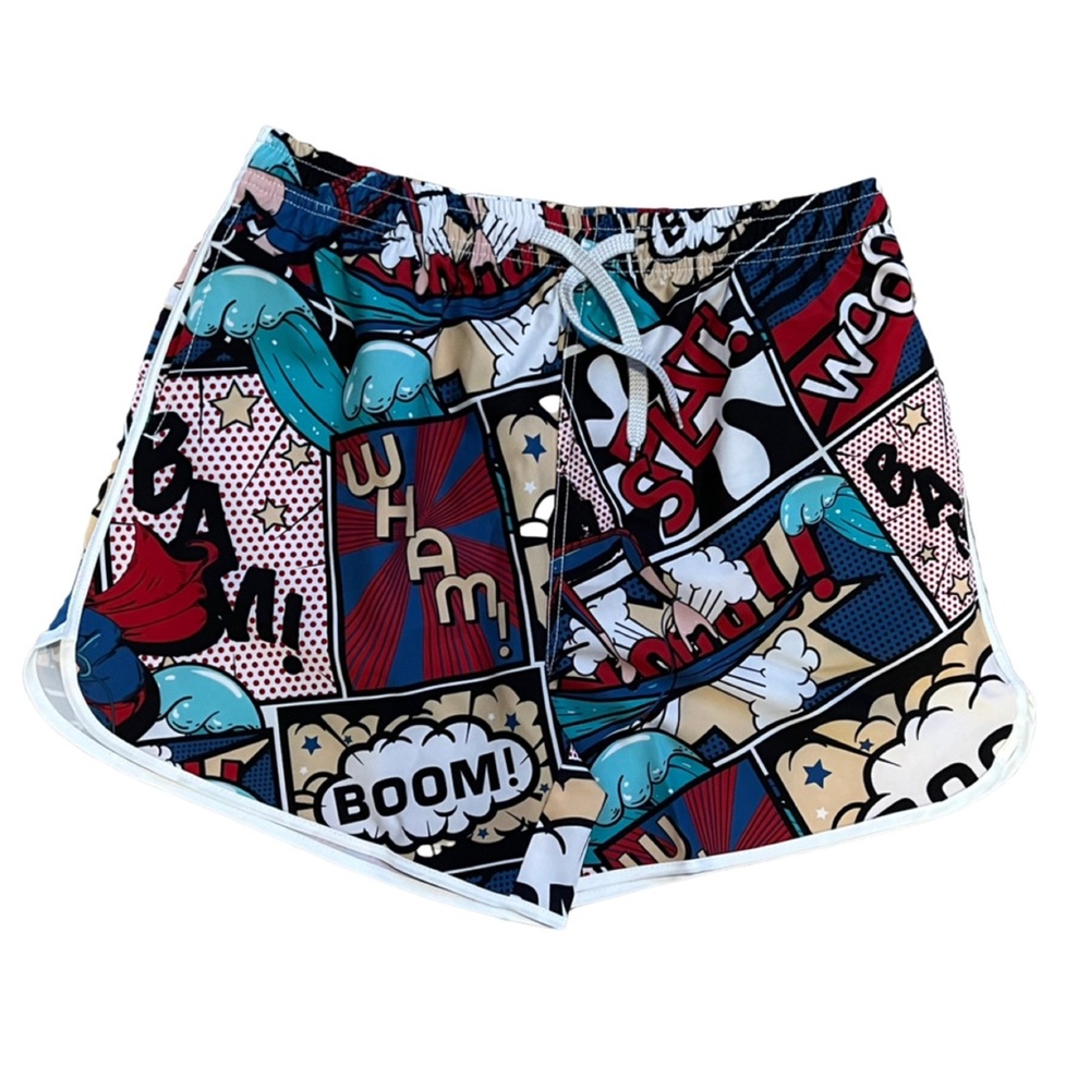 PREFER TO LIFE Men's Shorts, Quick Dry Swimwear Beach Party Bermuda Swim Shorts
